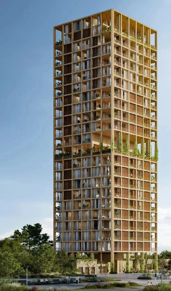 巴拉圭首都新地標！一座網格化的摩天大樓