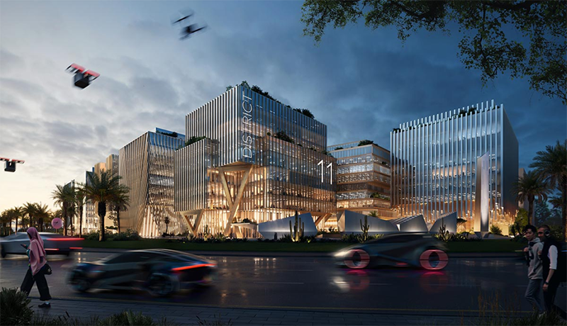 阿聯酋首個人工智能辦公社區 / HWKN Architecture